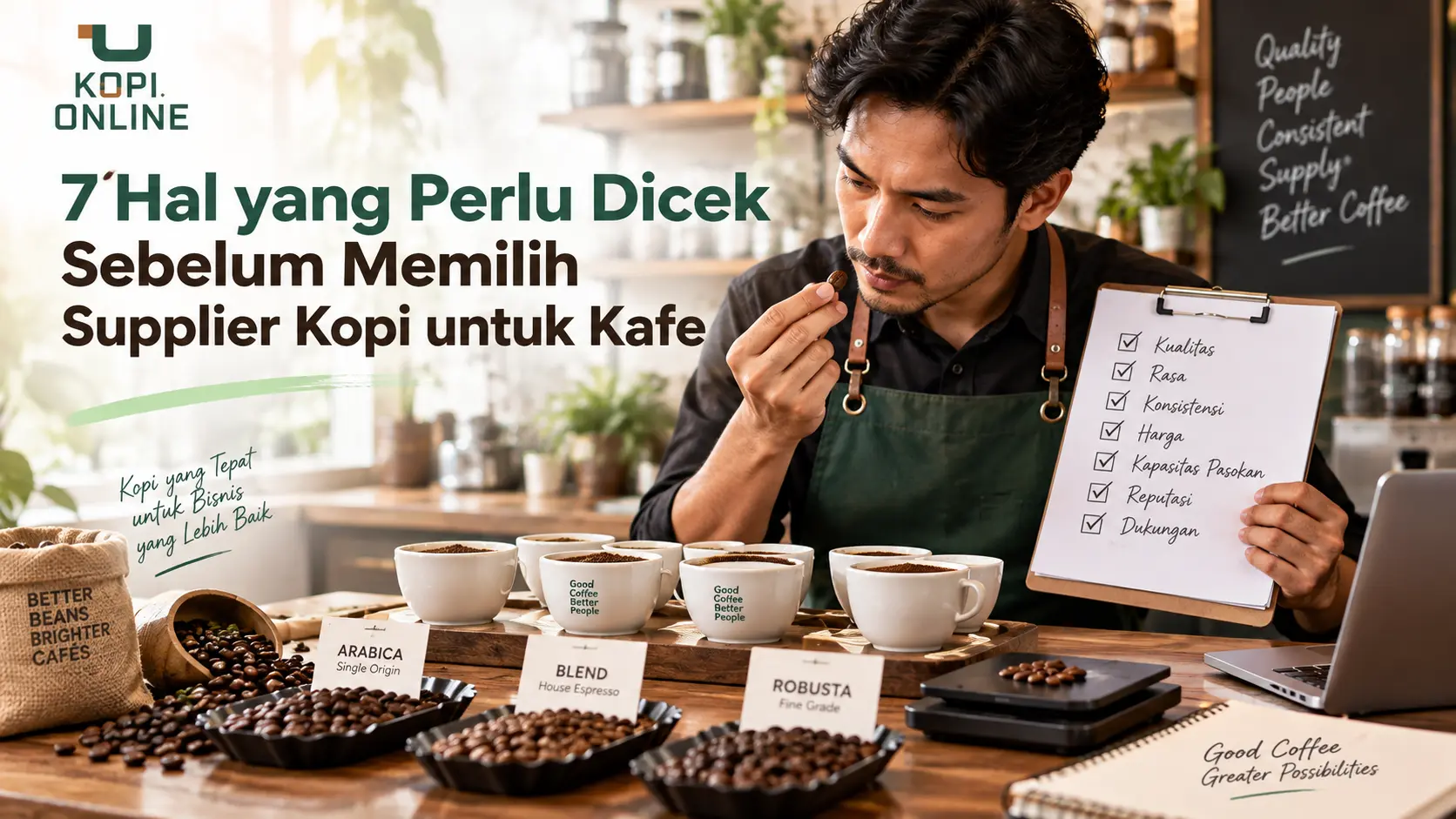 7 Hal yang Perlu Dicek Sebelum Memilih Supplier Kopi untuk Kafe