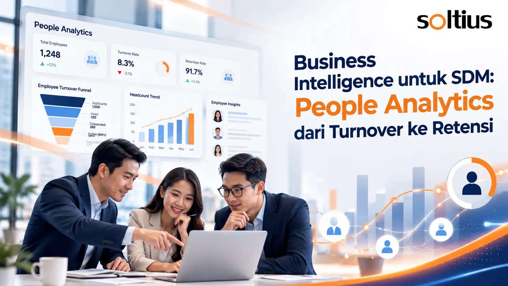Business Intelligence untuk SDM: People Analytics dari Turnover ke Retensi