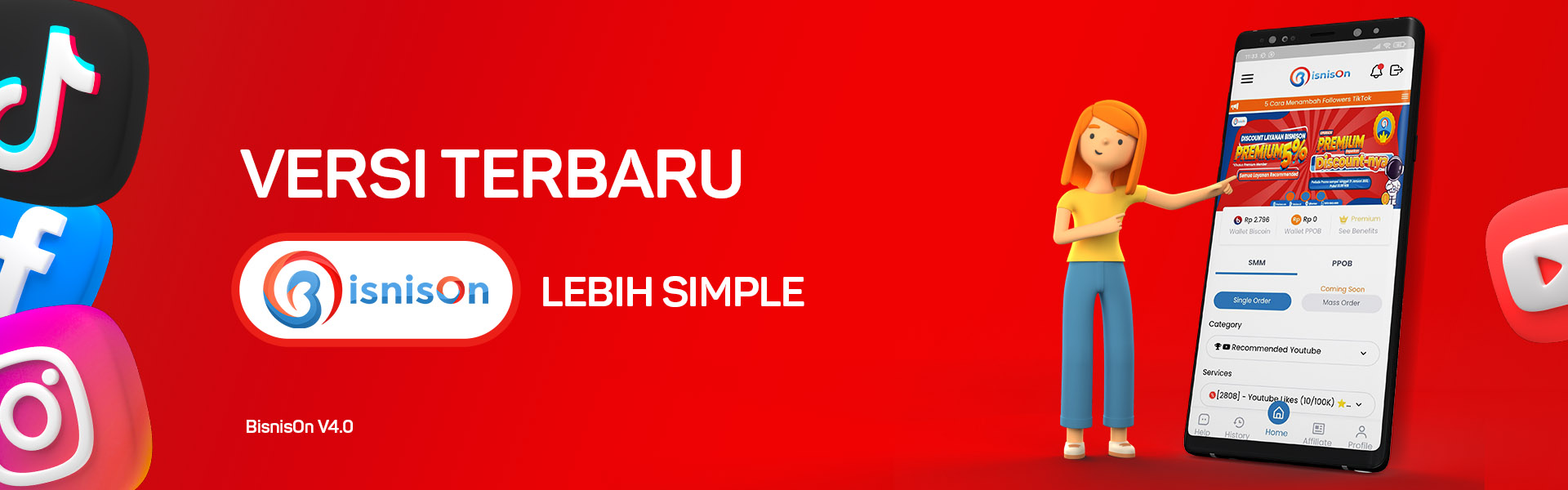 Aplikasi Bisnison Versi terbaru menjadi Lebih Simple & User Friendly, Apa Saja Yang Baru?