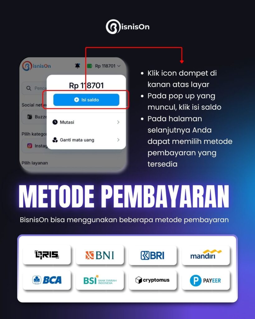 Metode Pembayaran BisnisOn