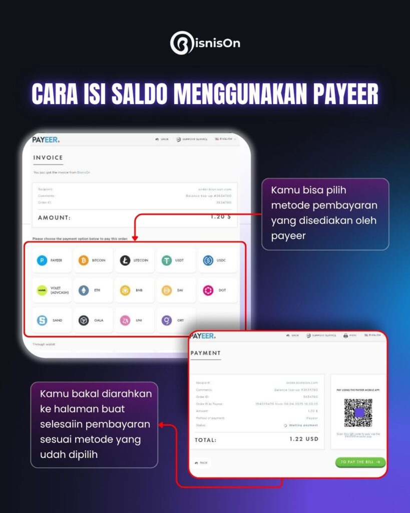 Top up SMM Panel via Payeer