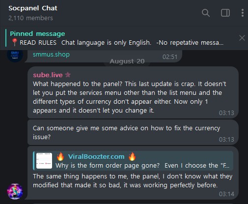 keluhan member socpanel #5
