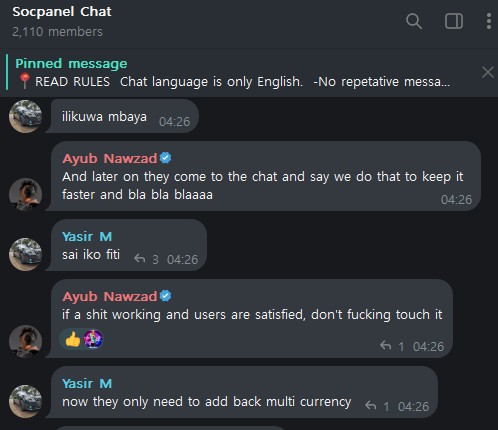keluhan member socpanel #2
