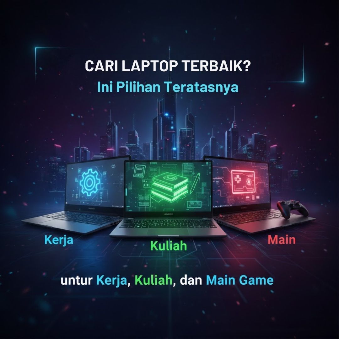 Cari Laptop Terbaik? Ini Pilihan Teratas untuk Kerja, Kuliah, dan Main Game