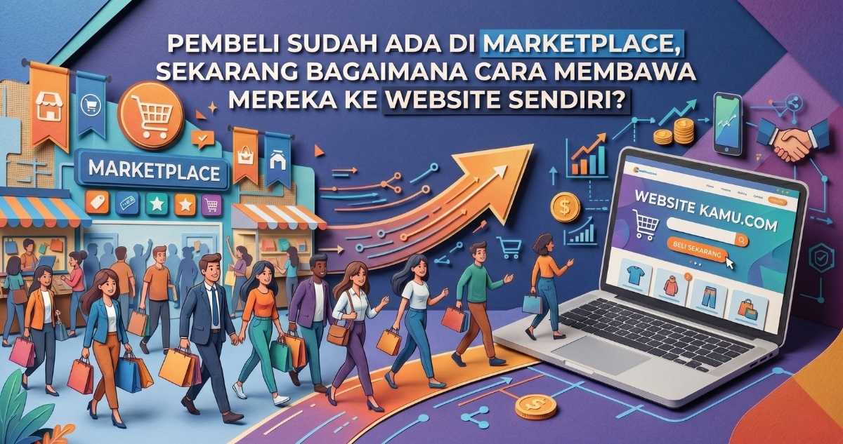 Pembeli Sudah Ada di Marketplace, Sekarang Bagaimana Cara Membawa Mereka ke Website?