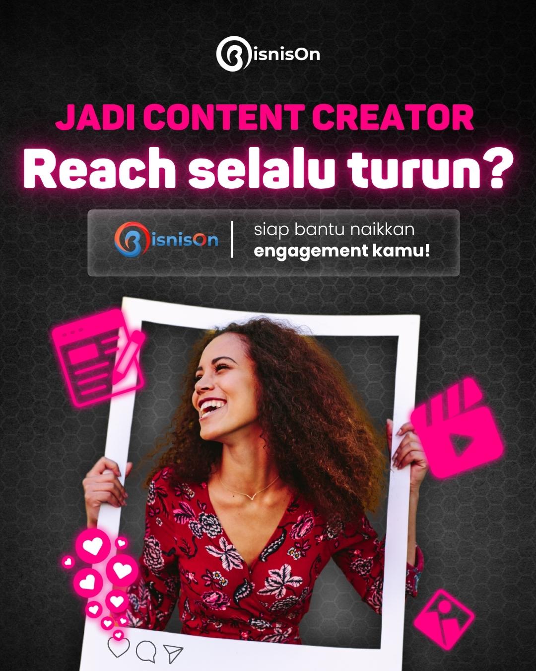Content Creator Reach selalu turun