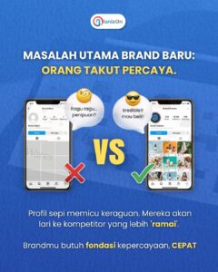 MASALAH UTAMA BRAND BARU ORANG TAKUT PERCAYA A