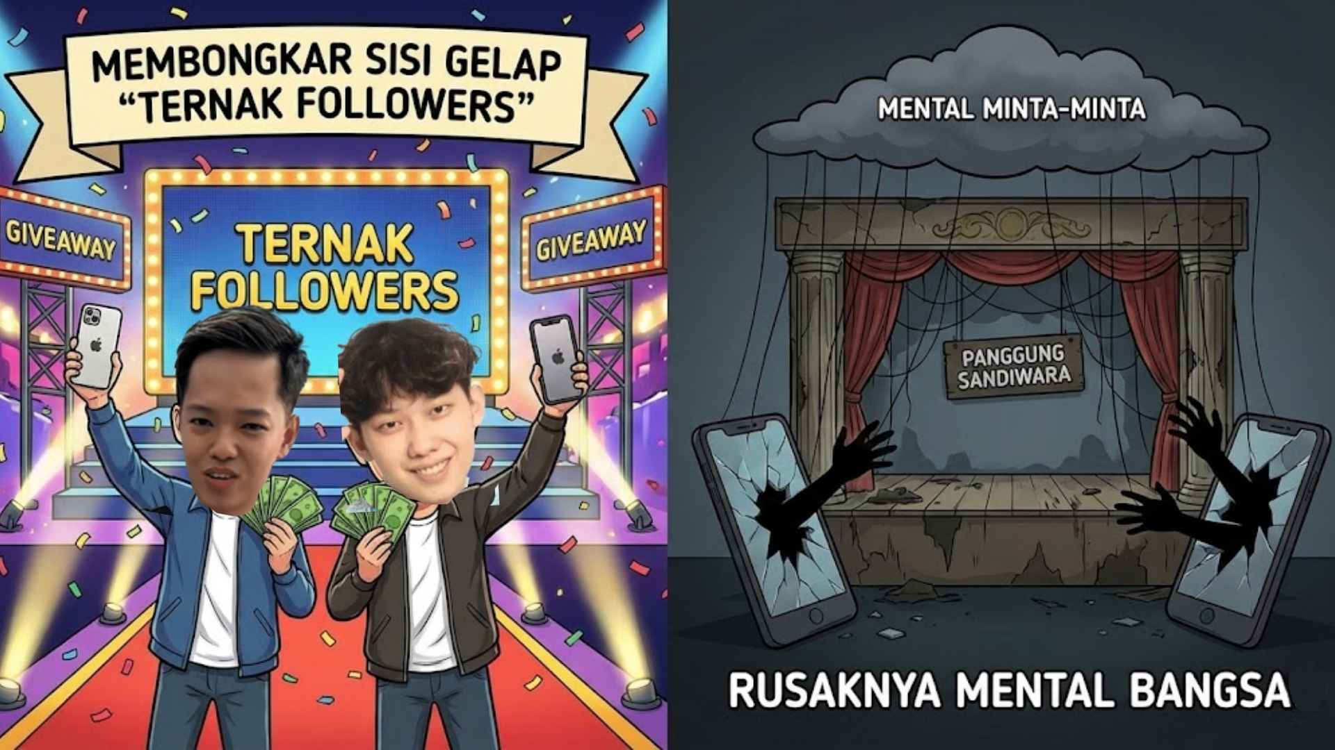 Membongkar Sisi Gelap “Ternak Followers”: Mengapa Giveaway Settingan Merusak Mental Bangsa?