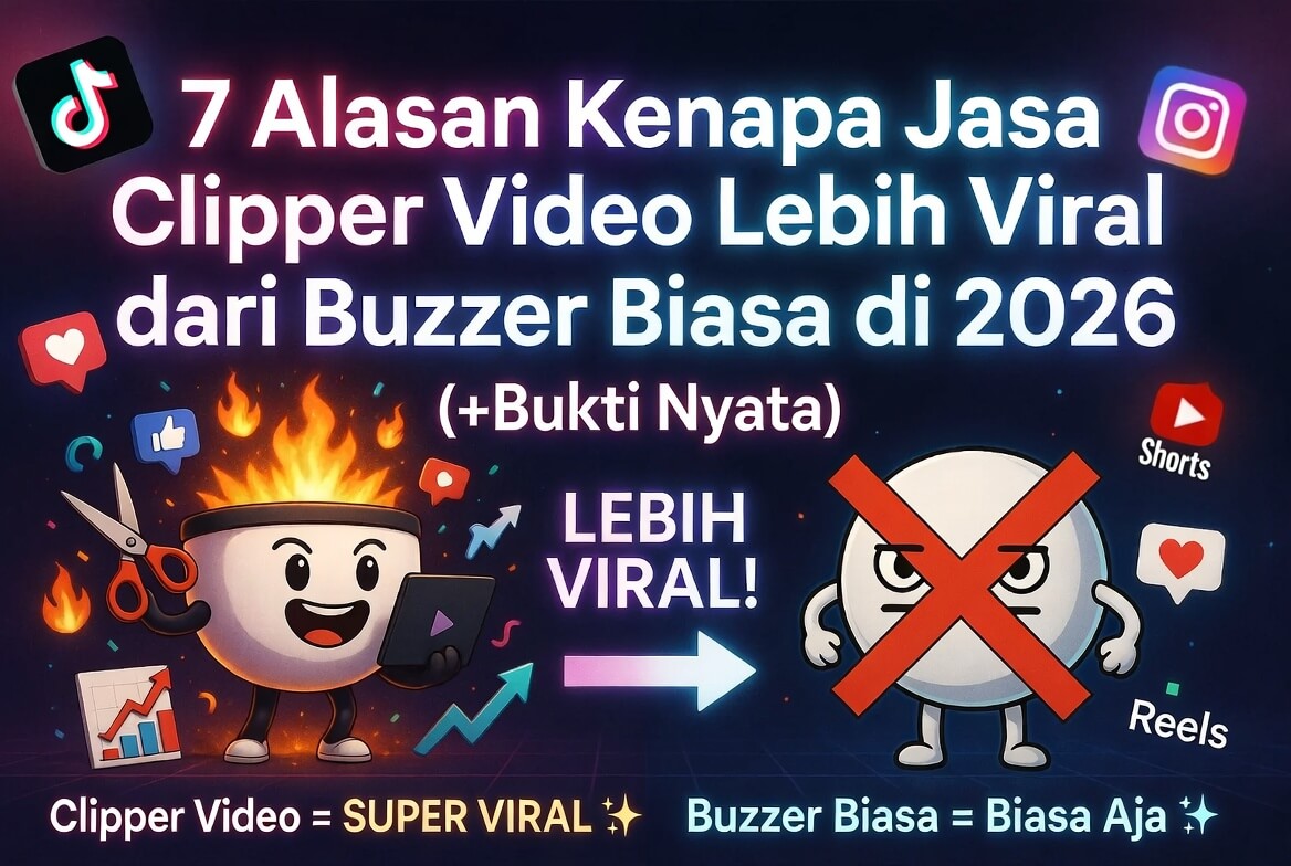 7 Alasan Kenapa Jasa Clipper Video Lebih Viral dari Buzzer Biasa di 2026 (+Bukti Nyata)