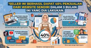 pindah dari marketplace ke website sendiri strategi seller Indonesia 3 bulan